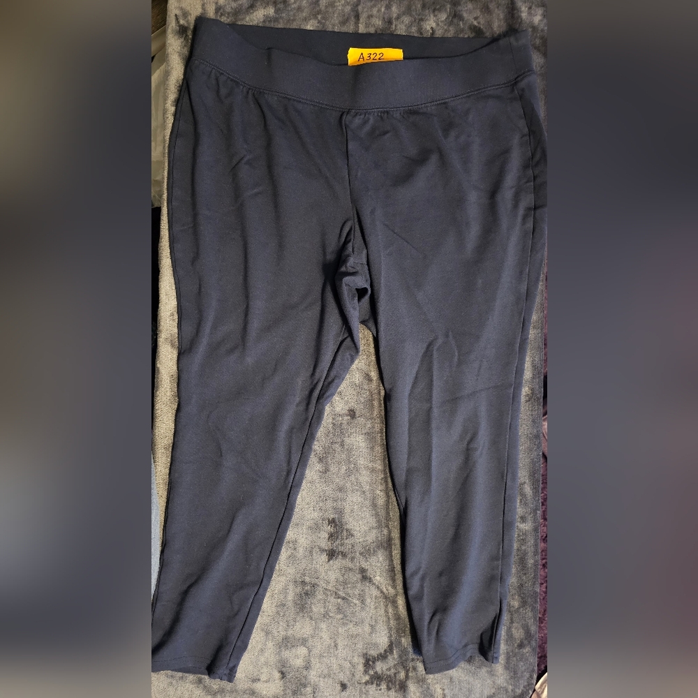 Catherines Black Ankle Pants